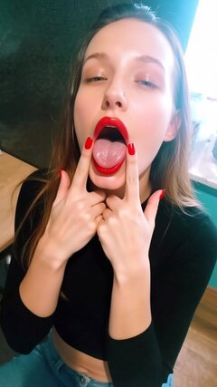 No dawaj! posklejaj moją tępą morde swoją gęstą spermą