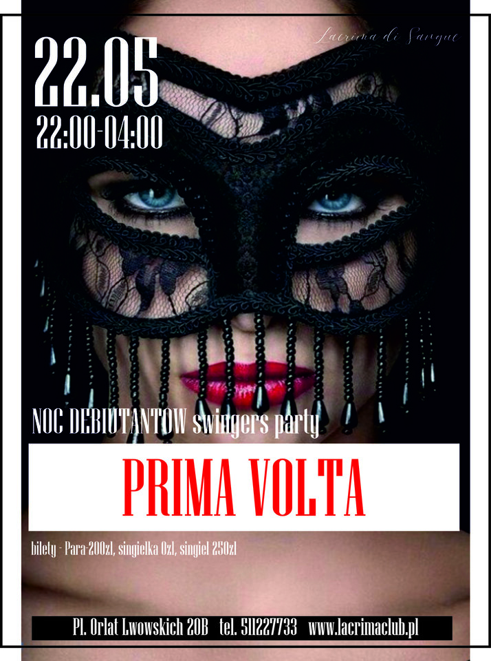 PRIMA VOLTA - wieczór dla debiutantów - LaCrimadiSangue