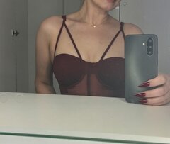 Lady in red