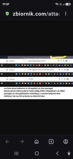 KOLEJNE ŻEBRACTWO